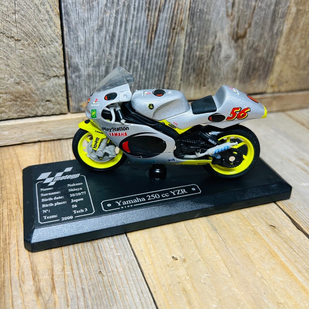Majorette Yamaha 250cc YZR MotoGP‎ Shinya Nakano 2000 Team Tech 3 Diecast Model